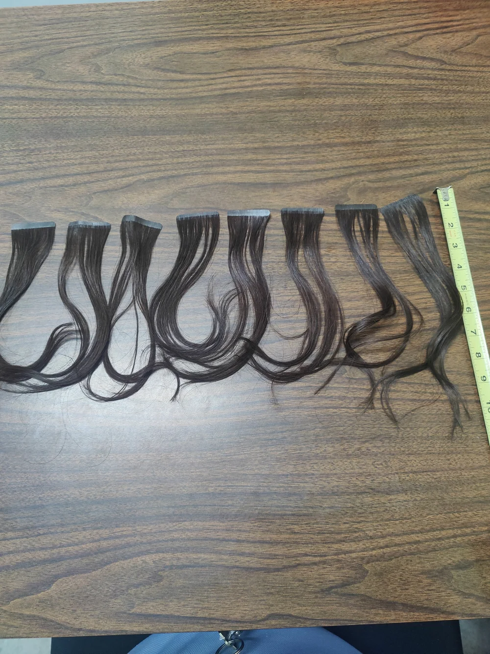 Premium Dark Brown Tape-In Hair Extensions for Women